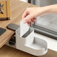 thumbnail image 7 of Desk Cup Holder, Clamp on Desk Organizer with Phone Stand and Storage Compartments, Space Saving Desktop Caddy for Mugs, Pens, and Supplies, No Drill Clip on Rack for Home Office and Workstation, 7 of 7