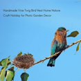 thumbnail image 4 of Handmade Vine Twig Bird Nest Home Nature Craft Holiday for Photo Garden Decor, 4 of 5