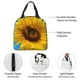 thumbnail image 4 of Fotbe Blue Sky Sunflower Bolsa Térmica con Estampado y Forro de Aluminio Grueso Bolsa de Almuerzo con Bolsillo Frontal para Hombres y Mujeres, Ideal para Trabajo, Escuela, 4 of 8