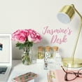 thumbnail image 3 of Pink Brush Script Alphabet Peel and Stick Wall Decals, 3 of 6