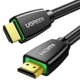 thumbnail image 1 of Cable HDMI UGREEN 4K, 10 pies, trenzado, alta velocidad, 18 Gbps, HDMI Cor, 1 of 9