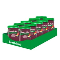 Beech-Nut Naturals Immune Support Stage 4 Baby Food, Apple Blueberry & Ginger, 4 oz Jar (10 Pack)