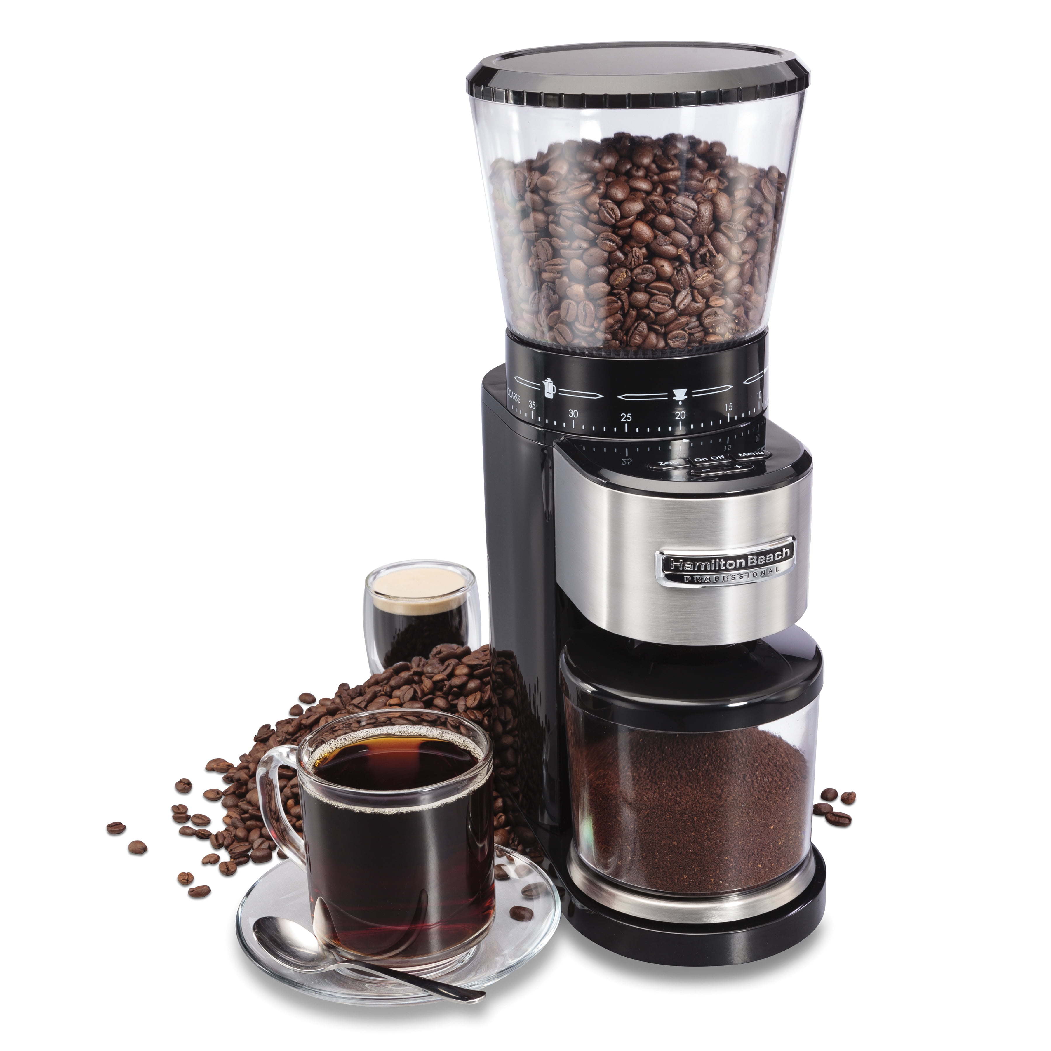 New Hamilton Beach Professional Conical Burr Grinder, 39 Settings