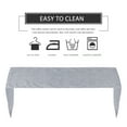 thumbnail image 4 of Shisuyan Chemin de Table de Cuisine Gris Clair Polyester Lot de 1 70.9x12.6 Po, 4 of 9