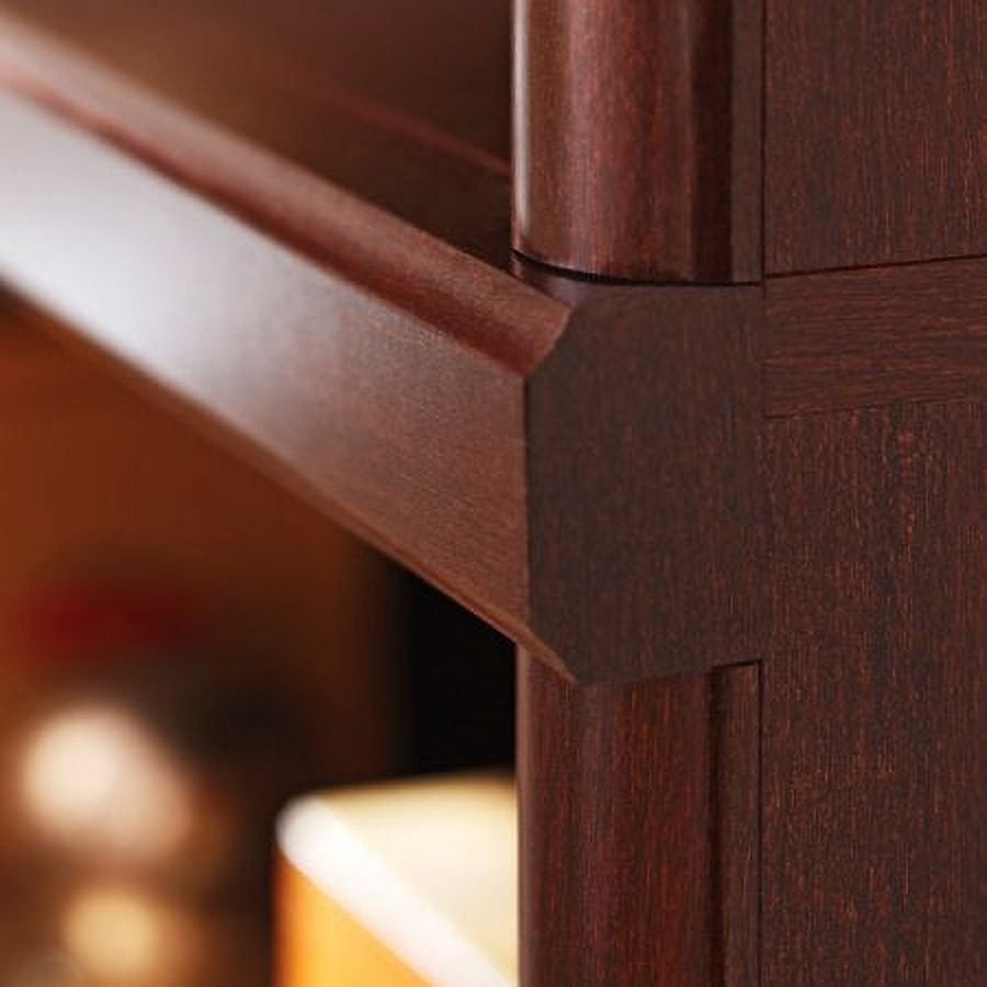 Better Homes & Gardens 71" Ashwood Road 5 Shelf Bookcase, Cherry Finish