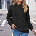thumbnail image 6 of Diufon Hoodies Drawstring for Women Fall Solid Color Casual Sweatshirt Long Sleeve Blouses, 6 of 7