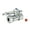 Chrome, variant on Kingston Brass CC44151TL 1/2-Inch FIP x 1/2-Inch or 7/16-Inch Slip Joint Quarter-Turn Straight Shut-Off Valve in Polished Chrome