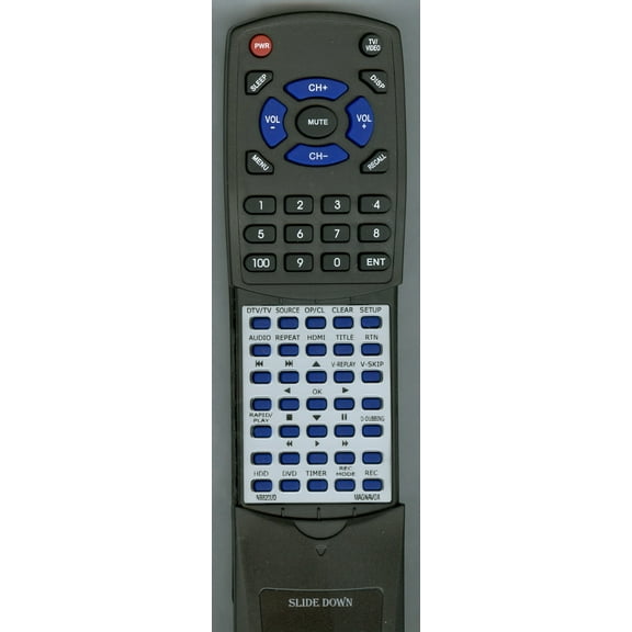 Replacement Remote for Magnavox NB820UD, NB820, H2160MW9, MDR5134, MDR513HF7