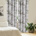 thumbnail image 2 of Ambesonne Floral Curtains, Magnolia Flowers Branches, Pair of 28"x84", Pistachio Green Pale Rose, 2 of 5