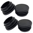 thumbnail image 1 of Tapón de plástico Suiwotin redondo negro de 32 mm, 4 piezas, 1 of 7
