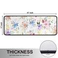 thumbnail image 5 of Kitchen Rugs Sets Of 2,Pioneer Flower Floral Print Pattern Anti Fatigue Kitchen Mat Rugs Non Slip Washable,Decorative Kitchen Floor Mats for Kitchen,Sink,Laundry,17"x47"+17"x47", 5 of 5