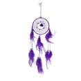 thumbnail image 1 of Atrapasueños con plumas Decoración para colgar en la pared Morado Wdftyju  Libre de BPA, 1 of 1