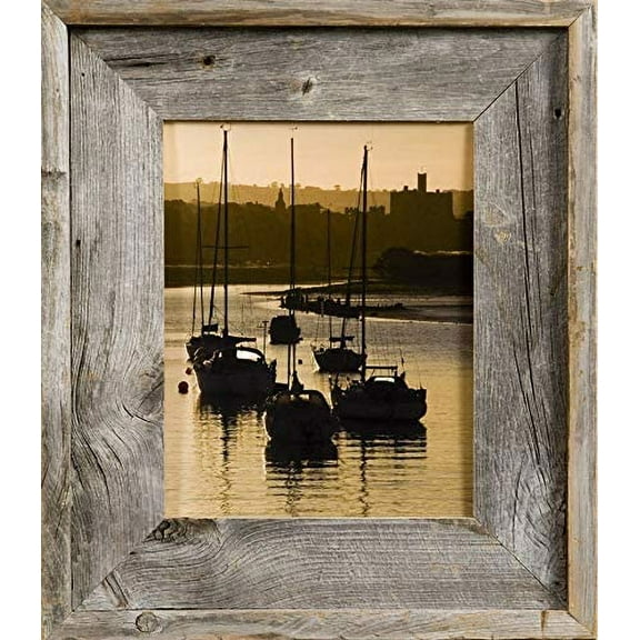 MyBarnwoodFrames- Lighthouse Series Reclaimed Barnwood 16x20" Picture Frame (2.75 Inch Frame Width)