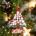 thumbnail image 4 of Merry Christmas Ornaments Wooden Hanging Baubles Xmas Tree Pendants Figurines Dog Shark Dolphin Parrot Pendant Decoration, 4 of 19