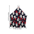 thumbnail image 2 of Cubiertas de la Silla de Navidad Cubierta de Respaldo Corto Decorativo 65x50cm, Poliéster de la Serie Santa Claus para el Comedor Cubiertas de la Silla Del Banquete Del Hotel para el Comedor Conjunto, 2 of 3