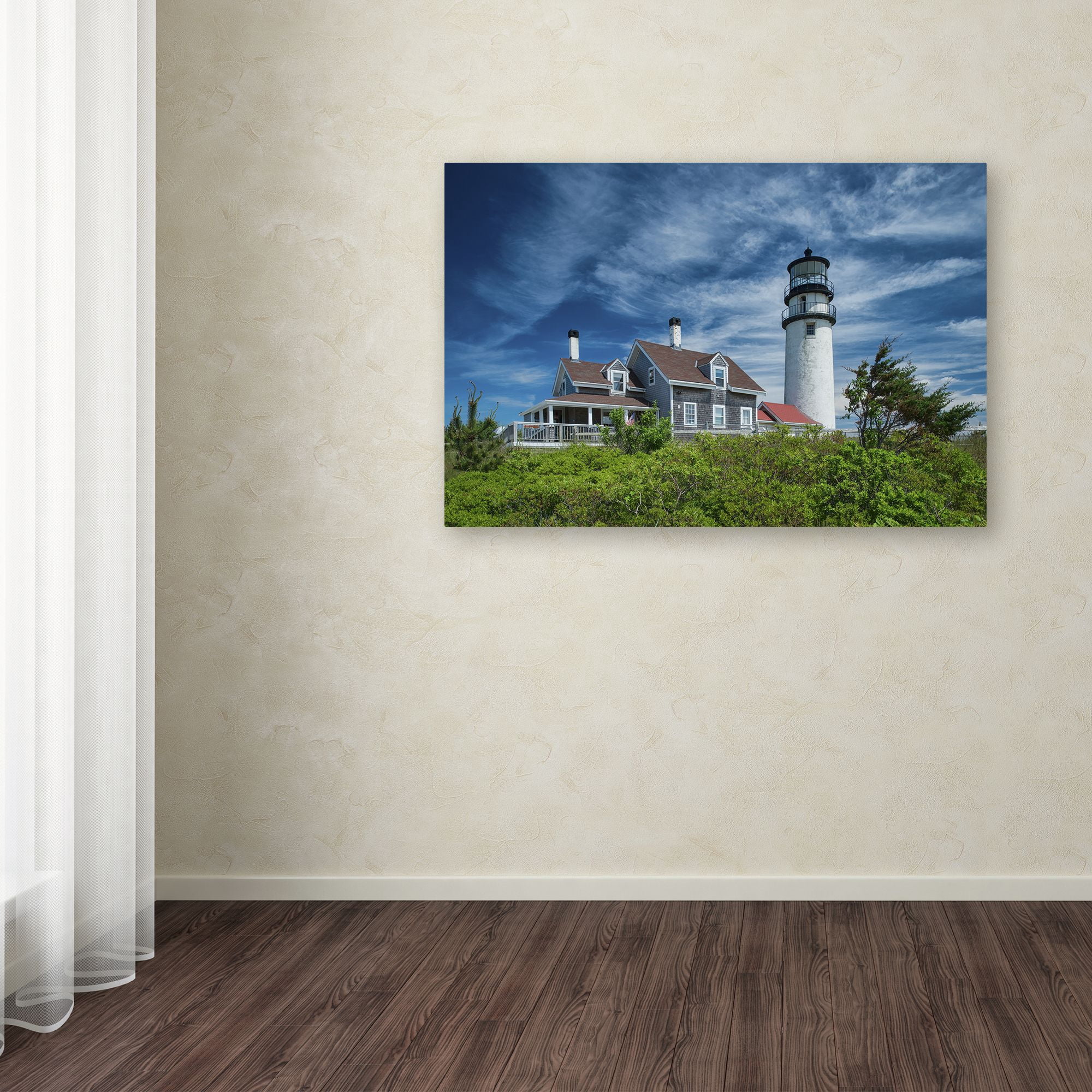 Trademark Fine Art "Cape Cod Light" Canvas Art by Michael Blanchette Photography