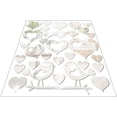 thumbnail image 3 of Heart Birds Mirror Wall Decor Mirror Surface Wall Sticker Acrylic Mirror Wall Decor Mirror Wall Decal, 3 of 7