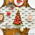 thumbnail image 4 of Beige Xmas Tree Christmas Table Runner, Seasonal Winter Kitchen Dining Table Decoration for Home Party Decor 13x72 Inch, 4 of 6