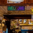 thumbnail image 2 of LED Scrolling Sign 26"*8" Message Board Full Color RGB Programmable Outdoor Sign, 2 of 10