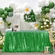 thumbnail image 2 of Mantel Poise3eHome, 127 x 203 cm, rectangular, lentejuelas, color verde, 2 of 7