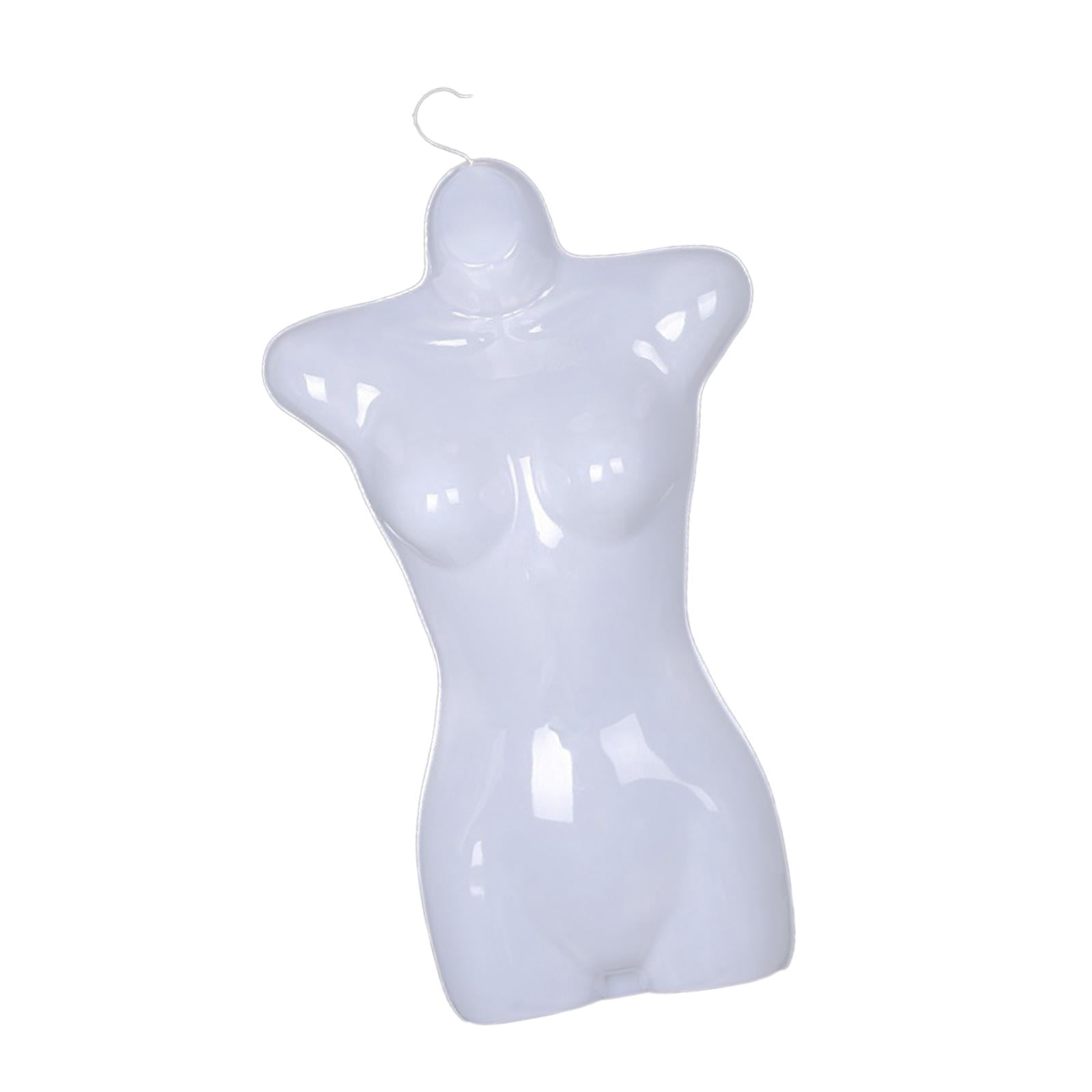 figatia Hanging Fashion Form Mannequin, Body Torso Dress Form for Commercial
