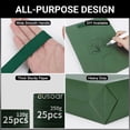 thumbnail image 3 of Bolsas de regalo de papel EUSOAR 25 piezas verdes 20x10x28 cm, 3 of 7