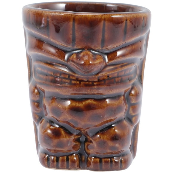 Tiki Mug Ceramic Cocktail Cup Small Wine Tiki Cup Decorative Cocktail Cup for Party