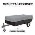 thumbnail image 2 of Deng rui - 12x12 Utility Trailer mesh Cover with 10 pcs of 9" Rubber Bungee, 2 of 5