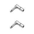 thumbnail image 2 of Guardoinrt 6.35mm Right Angle for Jack 1/4 Inch Mono Microphone Terminal Adapter Connector Replacing Parts Stringed Equipment Supplies Normal 2Set, 2 of 6