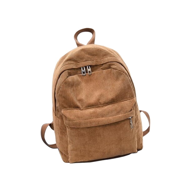 Minnieouse Mochila de pana, bolso moderno y espacioso para la escuela o el trabajo, mochila escolar de moda para mujer Mochilas caqui