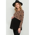 thumbnail image 2 of Geo Print Color Block Maternity Tunic Top, 2 of 3
