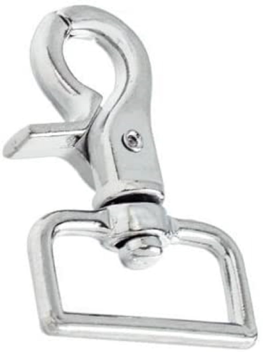 Purse & Bag Straps Protool Small Chrome Lobster Claw Trigger Snap Hook With Wide Swivel Eye