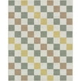 thumbnail image 2 of Well Woven Apollo Flatwoven Modern Squares Multi 5' x 7' Area Rug, 2 of 5