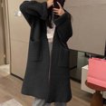 thumbnail image 4 of Cardigan Sweaters for Women Long Sleeve Open Front Knitted Sweater Coat with Pockets Womens Cardigan Sweaters, 4 of 5
