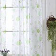 thumbnail image 4 of RYRDWP Sheer Leaves Curtain Tulle Window Treatment 1 Panel Fabric, 4 of 5