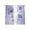 Purple, variant on Blue Flower Sheer Curtains 84 Inch Length 2 Panels Set, Retro Gradient Texture Painting Plant Leaf Voile Window Treatment Rod Pocket Curtains Sheers Drapes for Bedroom/Living Room/Kitchen 52"x84"x2