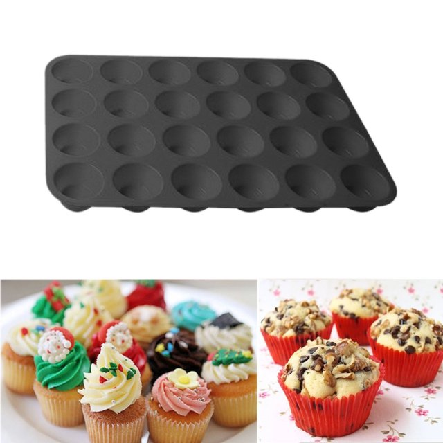 onlyliua Ofertas Semanales Molde para Hornear Magdalenas, Galletas y Jabón 24 Cavidades