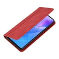 thumbnail image 4 of TECH CIRCLE Case for Galaxy A33 (6.4") 5G 2022, Soft PU Leather Wallet Book Flip Folio Stand View Cover with Card Slots for Samsung Galaxy A33 5G, Red, 4 of 5