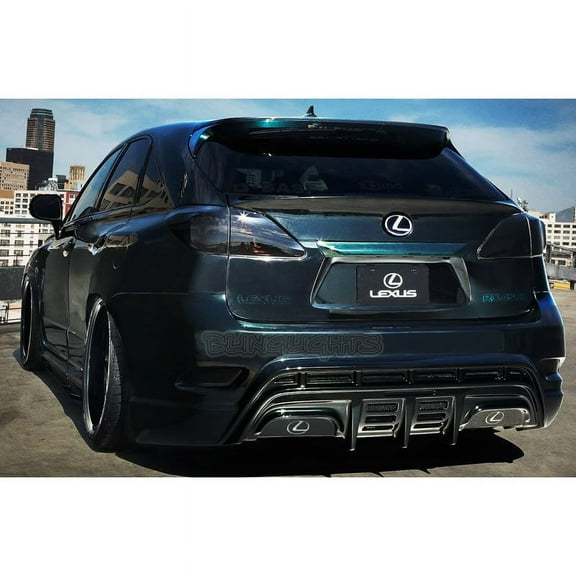 For 2010 2011 2012 Lexus RX RX350 RX450h Tinted Smoked Protection Overlays for Taillamps Taillights
