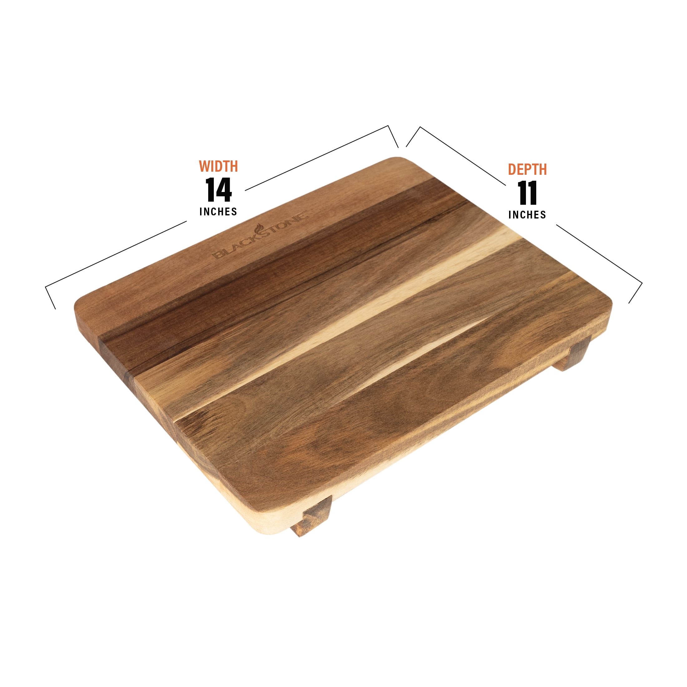 Blackstone Acacia Wood Griddle Top Cutting Board with Feet