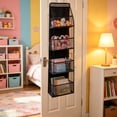 thumbnail image 6 of Door Hanging Storage Bag, 4 Pocket Over Door Organizer with Hooks for Clothes and Accessories, 6 of 6
