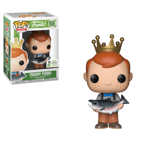 Funko Pop Freddy Funko Holding Fish 