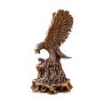 thumbnail image 4 of Eagle Statue Free Stand Modern Collectible Desk Ornament Feng Shui Copper Animal, 4 of 9
