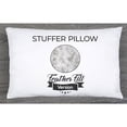 thumbnail image 3 of 12" x 20" Throw Pillow - Stable Black: 2 PCS / 4 Sided. Luxurious Premium Down Feather Fill w/ Reversible Cover Microsuede/Microplush Fabric. Forever Fluffy, Beautiful & Supportive. Soft & Comfy., 3 of 9