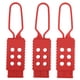 thumbnail image 1 of Cerrojo de bloqueo con etiqueta de 3 uds., cerrojo de candado de seguridad de nailon de 6 agujeros para bloqueo de aislamiento eléctrico, 1 of 5