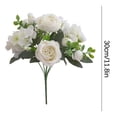 thumbnail image 5 of WMTOKK Artificial Ranunculus Leaf Bouquet Realistic Fake Flower Arrangement for Wedding Handheld Bouquet Wall Decor Home Floral Design (A), 5 of 5