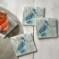 thumbnail image 6 of Thirstystone Arianna Pelican 4-Pack Tumbled Tile Coasters, 6 of 8