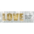 thumbnail image 3 of Allen, Kimberly 24x11 Black Modern Framed Museum Art Print Titled - Love What Makes, 3 of 5