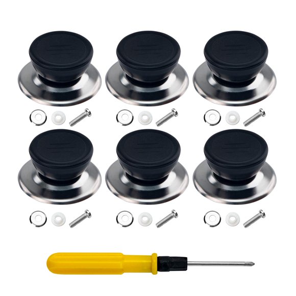 6 Pomos Universales Para Tapa De Olla, Utensilios De Cocina, Repuesto Para Tapa De Cacerola, Asas De Sujeción Para Tapa De Olla, Perillas De Mango, Cacerola, Cubierta De Hervidor, Cacerola De Cristal,