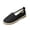 Black, variant on Women's Slip On Flat Shoes Comfortable Low Heel Casual Summer Sandals for Beach Walking Dress Up with Jeans